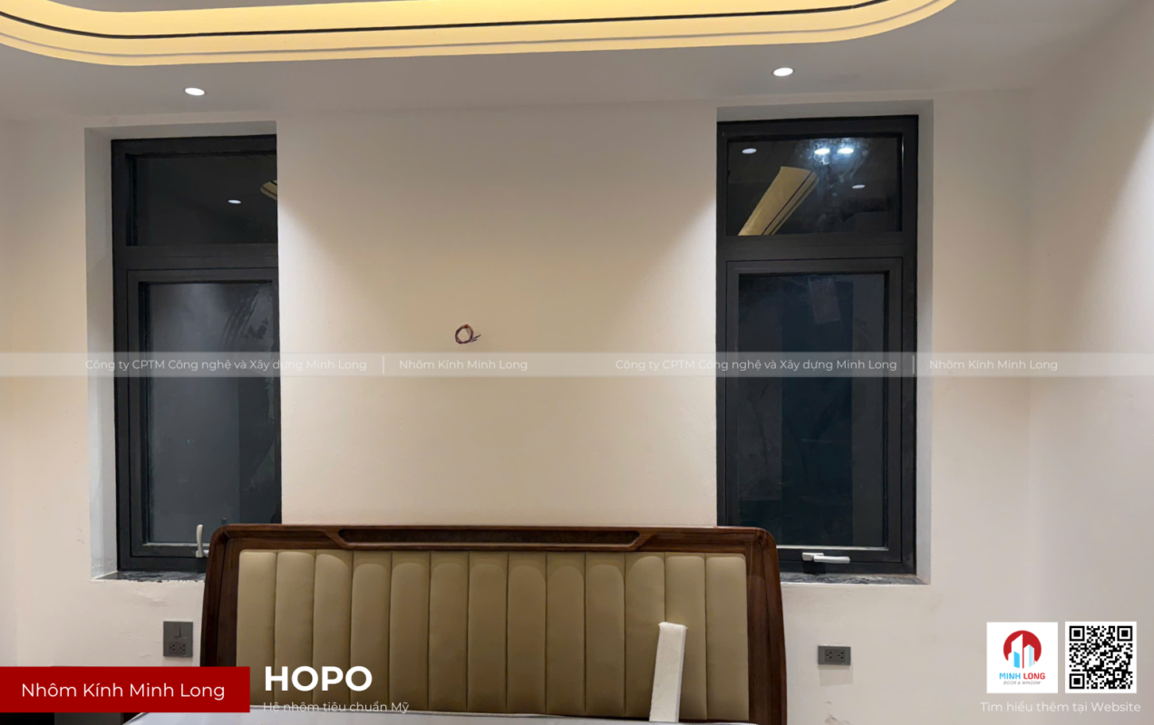 Công trình cửa nhôm HOPO do Nhôm kính Minh Long thi công