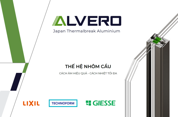 Cửa nhôm cầu ALVERO – Báo giá cửa nhôm ALVERO cầu cách nhiệt