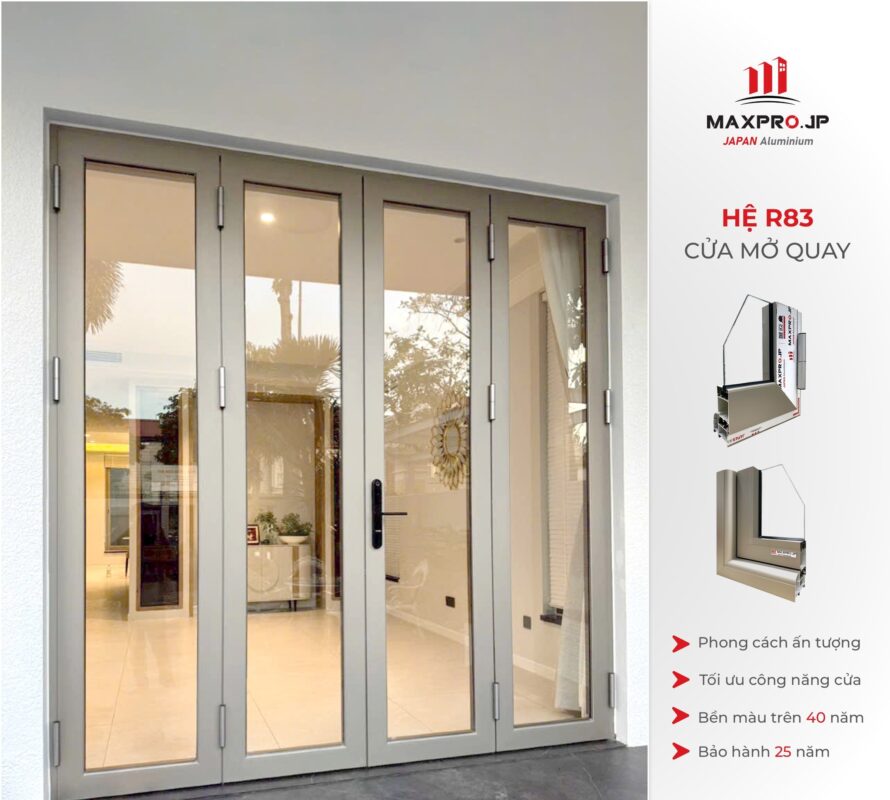 cửa nhôm maxpro - nhôm kính minh long