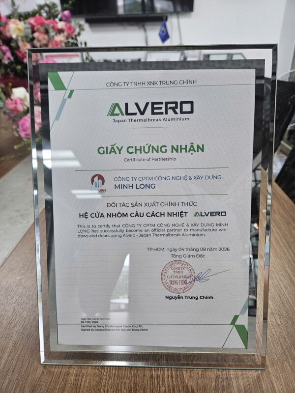 nhôm kính minh long - alvero